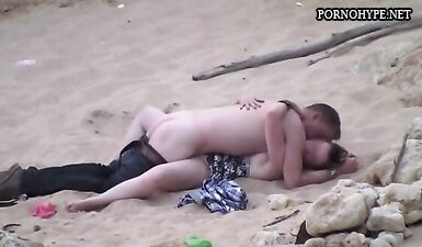 Пьяные секс на пляже