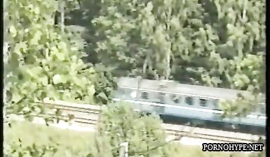 Бабуля Марта из Смаланда обожает дрочить на улице и еблю с молодыми любовниками